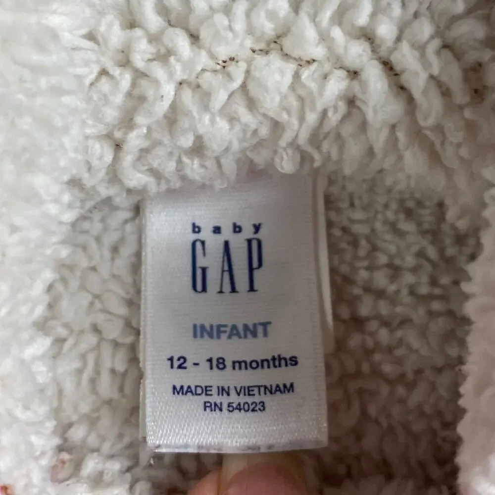 Baby GAP Pink Faux Suede Jacket 12-18 mos